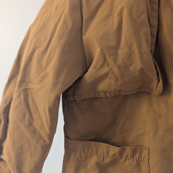 2/$40 🧡 Zara Baby Girl Padded Jacket | Tan Bow Sleeve Coat | 18–24M - Picture 6 of 8